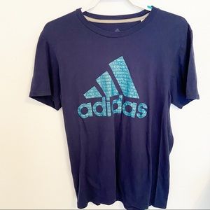 Adidas Men Blue Athletic Shirt Size Medium